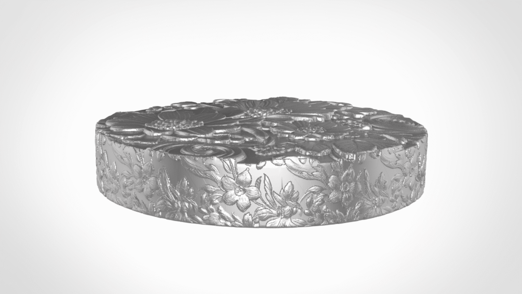 divine blossom round singhasan